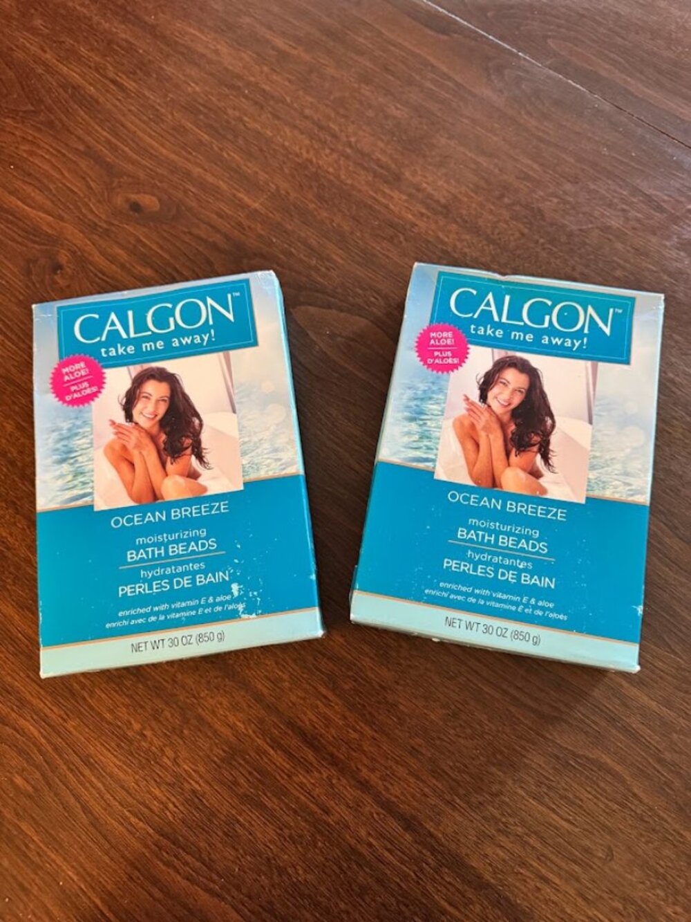 Calgon Ultra-Moisturizing Bath Beads Ocean Breeze, 30-Ounce Set of 2